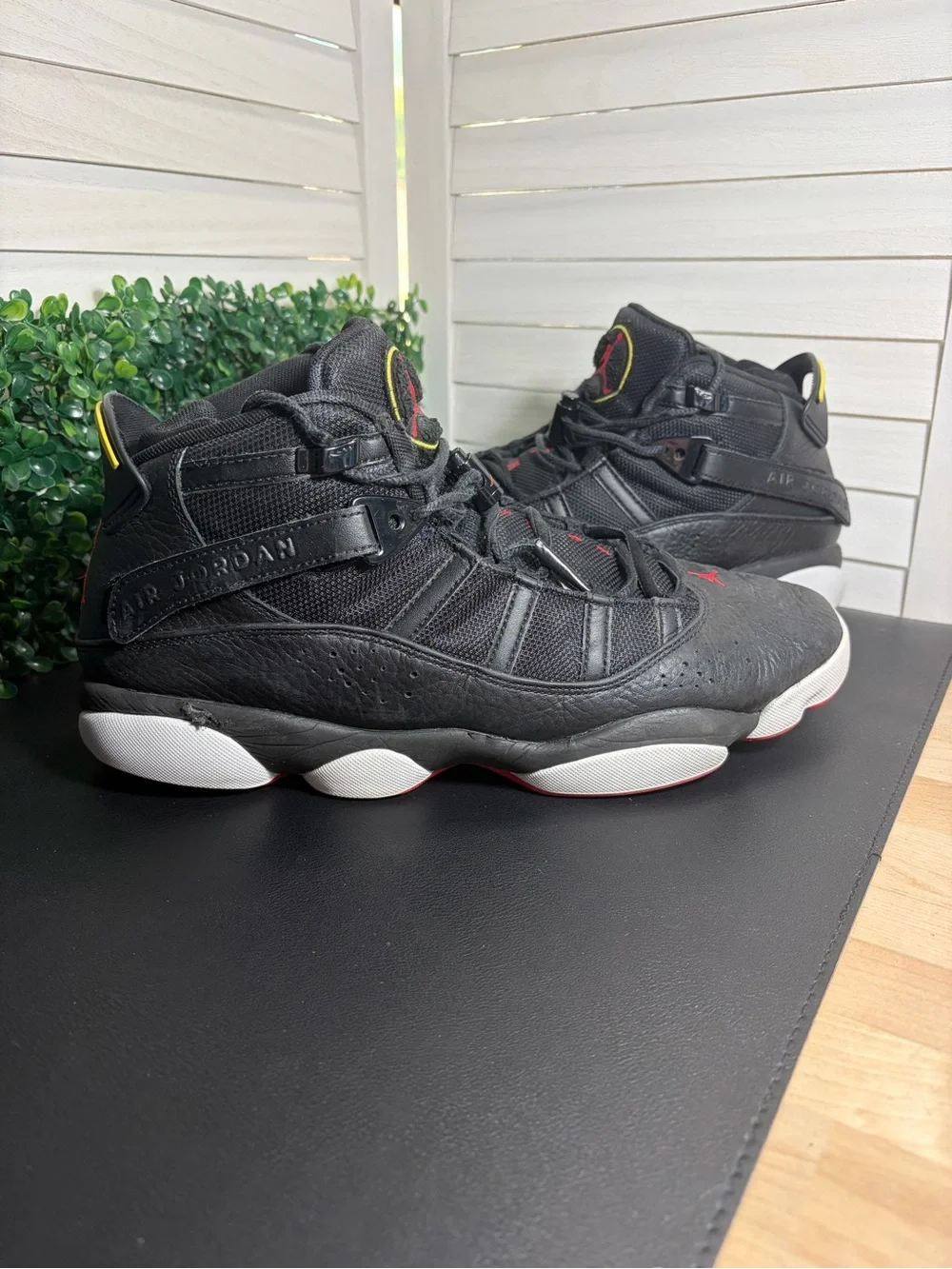 Air Jordan 6 Rings Playoffs Black White Red 322992-063 US Men’s Size 11 No Box